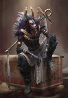 Fantasy Undead Mummy Warriors on Pinterest Egyptian God Art, Set Egyptian God, God Of Chaos, Egyptian God, God Art, Art Anime, Sketch, Deviantart, Anime