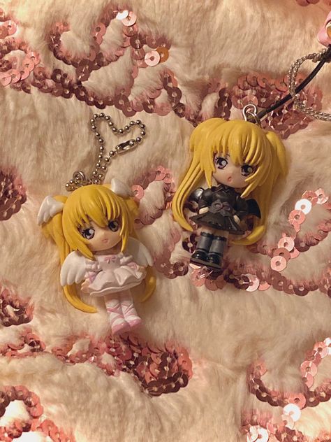 ryonachan_ Otaku Room, Shugo Chara, Cat Icon, Anime Figurines, Cute Keychain, Cute Little Things, Cute Charms, Cute Toys, Cute Pins