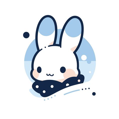 Rabbit Logo Design, Buuny Character in Flat Style, Rabbit Vector Illustration for Merchandise Clothing My Birthday Images, Rabbit Logo Design, Rabbit Icon, Rabbit Logo, Rabbit Vector, Bunny Tattoos, Rabbit Illustration, Bunny Logo, Cartoon Logo