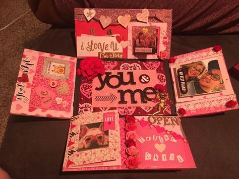 Diy Cards For Boyfriend, Love Scrapbook, Diy Gift Set, Bf Gifts, Creative Gifts For Boyfriend, Diy Gifts For Him, Cute Couple Gifts, Cards For Boyfriend