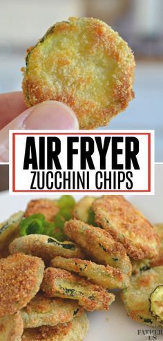 Air Fryer Zucchini Chips, Air Fryer Zucchini, Recipes Zucchini, Air Fried Food, Air Fryer Oven Recipes, Zucchini Chips, Air Fry Recipes, Air Fryer Dinner Recipes, Air Fryer Healthy