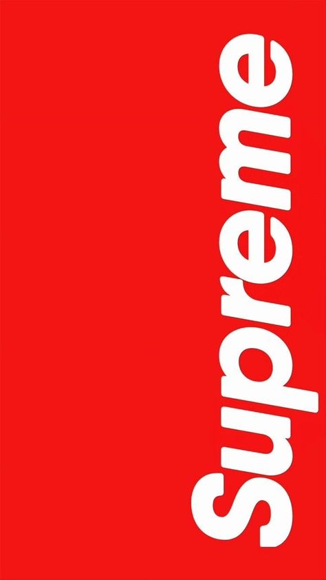 Supreme Astetic, Supreme Red Wallpaper, Cool Supreme Wallpaper, Red And White Wallpaper Iphone, Popular Iphone Wallpaper, Supreme Logo Design, Supreme Wallpaper Iphone, Supreme Aesthetic, Rouge Aesthetic