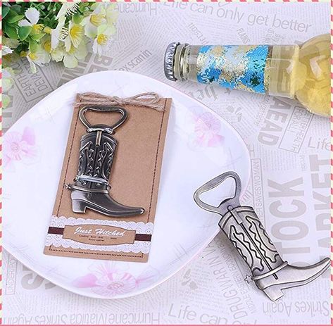 Amazon.com: Youkwer 12 PCS Unique Skeleton Cowboy Boots Shaped Bottle Opener with Escort Tag Card for Wedding Party Favors Gift & Decorations (Cowboy Boots，Bronze): Kitchen & Dining Boot Bottle Opener, Farm Decorations, Wine Favors, Beer Accessories, Wedding Bottle Opener Favors, Wedding Dresses Men, Country Wedding Ideas, Vintage Cowboy Boots, Christmas Party Gift