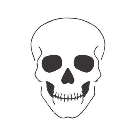 Simple Skull Drawing, Easy Skull Drawings, Small Skull Tattoo, Sculpture David, Simple Skull, Skull Sketch, Dibujo Simple, Skulls Drawing, Skull Tattoo Design