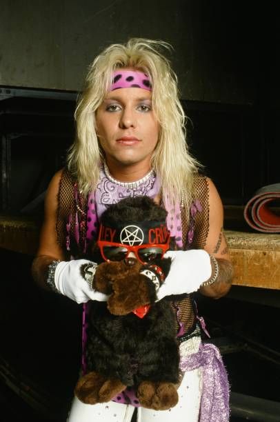 Vince Neil 80s Pictures and Photos - Getty Images Vince Motley Crue, Mick Mars, Vince Neil, Motley Crüe, Pink Tights, 80s Hair, 80s Bands, Nikki Sixx, Glam Metal