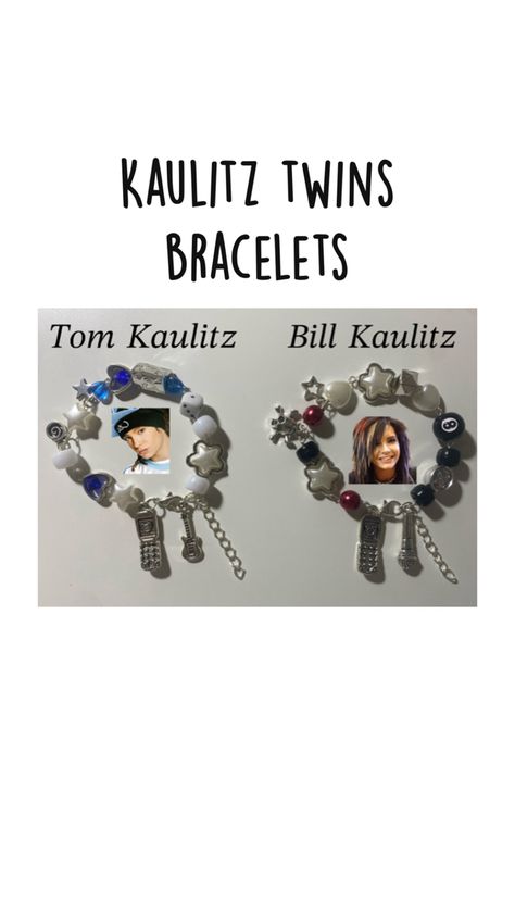 Just bracelets (Tokio Hotel/Bill Kaulitz & Tom Kaulitz) Hotel Bill, Bill Kaulitz, Tom Kaulitz, Tokio Hotel, Twins, Hotel, Bracelet