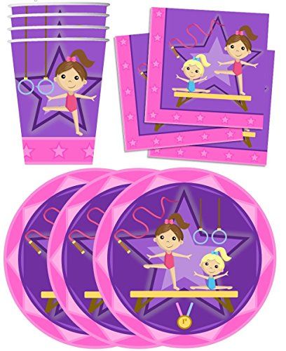 Gymnastics Birthday Party, Gymnast Birthday Party, Gymnastics Party, Star Birthday Party, Gymnastics Birthday, Star Birthday, Birthday Supplies, 6th Birthday Parties, 4th Birthday Parties