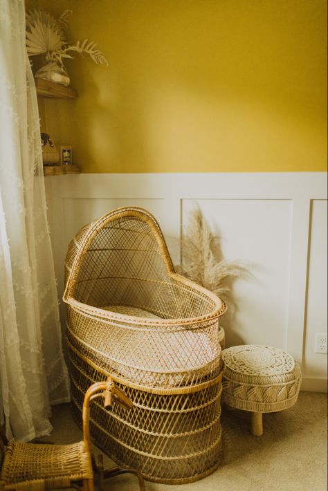 Wicker Bassinet Photography, Wicker Bassinet, Bedside Bassinet, Gender Reveals, Neutral Aesthetic, Baby G, Vintage Wicker, Baby Products, Future Baby