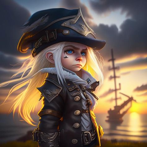 Gnome Pirate, Pirate Gnome, Female Gnome, Character Ideas, Character Design Inspiration, Character Design, Design Inspiration, Quick Saves, Design