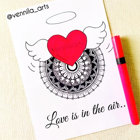 Valentine's Day Mandala Art Mandala Art For Love, Valentines Day Mandala Art, Love Mandala Art Easy, Love Mandala Art With Quotes, May Drawings, Shiva Mandala Art, Heart Mandala Art, Love Mandala Art, Shiva Mandala