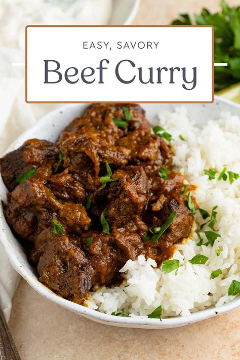 Venison Curry, Indian Beef Recipes, Beef Curry Recipe, Curry In A Hurry, Curry Recipes Easy, Tender Meat, Beef Curry, Venison Recipes, Curry Dishes