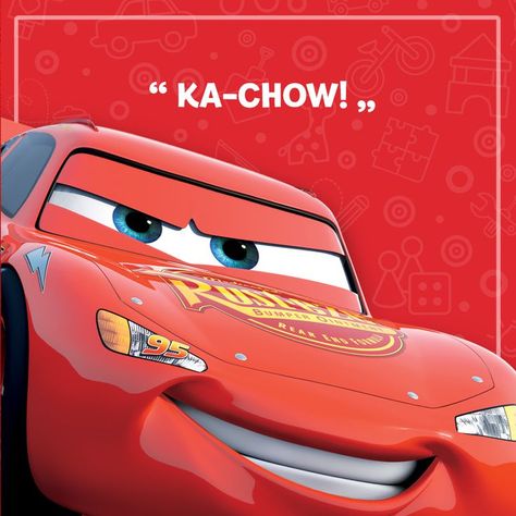 Ki gondolná, hogy 16 éve gurult be az életünkbe Villám McQueen, a menő piros verda?! KA-CHOW! - Ismered a híres jelmondatát? És tudod, mit jelent? #idézet #Verdák #REGIOJÁTÉK Ka Chow, Conpect Art, Cute Cowboys, Cars The Movie, Flash Mcqueen, Disney Cars Wallpaper, Cars Mcqueen, Queen Drawing, Car Edits