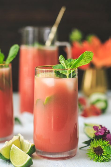 Who doesn't love a little taste of the tropics midweek? If you're in need of a pick me up, whether its a mocktail or cocktail- this Guava Lime Spritzer will hit the spot! I'm not sharing an EXACT recipe but I promise this is fool proof and you cannot mess it up! When it comes to Virgin Margaritas, Guava Drink, Guava Recipes, Guava Juice, Mocktail Recipes, Liqueurs Recipes, Fruity Cocktails, Fool Proof, Mocktail Recipe