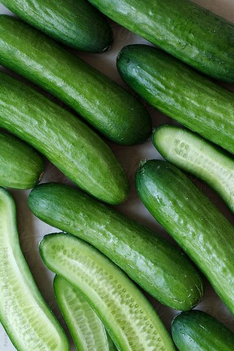 Fruits And Vegetables Pictures, Cucumber Canning, Vegetables Photography, Vegetable Pictures, Fruit Photography, Green Juice, Fruit And Veg, Fresh Produce, Fresh Vegetables