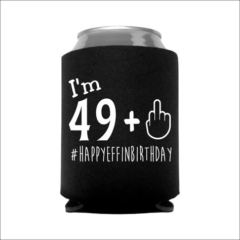 40th Birthday Koozies, 50th Birthday Koozies, Funny Beer Koozies, Birthday Koozies, Beer Coozie, Birthday Beer, Drink Koozie, Cooler Gift, Beer Koozies