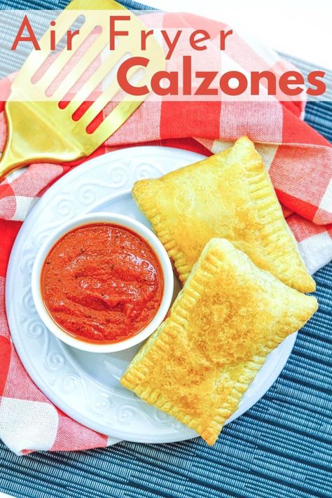 Air Fryer Calzone, Recipes For Air Fryer, Calzones Recipe, Calzone Recipe, Air Fryer Chicken Wings, Puff Pastry Dough, Air Fryer Healthy, Puff Pastry Recipes, Air Fryer Recipes Healthy