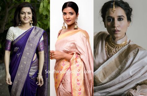 Celebrities in Tilfi Banaras Sarees Aishwarya Rajesh, Banaras Sarees, Latest Designer Sarees, Old Rose, Banarasi Saree, South India, Designer Sarees, India Fashion, Banarasi Sarees