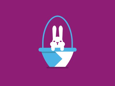 Easter Animation, Puzzle Game Ui, Easter Illustration, Year Of The Rabbit, Bunny Designs, Easy Easter, Illustration Character Design, Motion Graphics, Art Videos