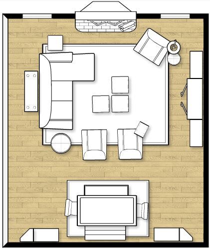 Ok, this is a large room(19x20!) but still...ideas! How To Arrange Furniture In A Family Room Arrange Furniture, Living Room Furniture Layout, Living Room Furniture Arrangement, Family Design, Arrangement Ideas, Furniture Placement, Design Room, Small Room Design, Furniture Layout