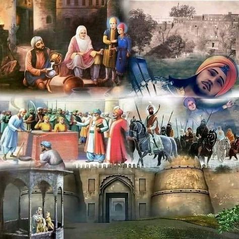 Char Sahibzade Pics, Dasam Granth, Chaar Sahibzaade, Guru Hargobind, Golden Temple Wallpaper, Guru Nanak Photo, Guru Nanak Wallpaper, Indian History Facts, Bhagat Singh