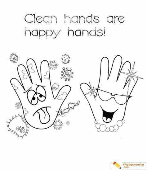 Germs Preschool Activities, Germs For Kids, Germ Crafts, Germs Preschool, Germs Lessons, Hand Washing Poster, Body Preschool, Infant Lesson Plans, Free Coloring Pages For Kids