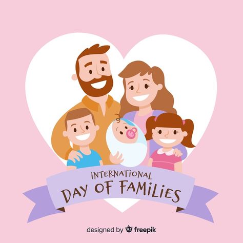 International day of families International Day Of Families, International Family Day, School Border, Family Pic, Cute Love Cartoons, Teacher Tools, International Day, Graphic Editing, Family Day