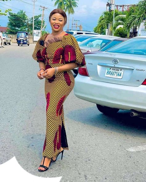 Comfortable Ankara Long Gowns Suitable For Modern Fashionistas African Dress For Ladies, African Dress Designs, Best African Dress Designs, Ankara Styles For Ladies, Ankara Long Gown, Ankara Dress Designs, Dress For Ladies, Trendy Ankara Styles, Ankara Long Gown Styles