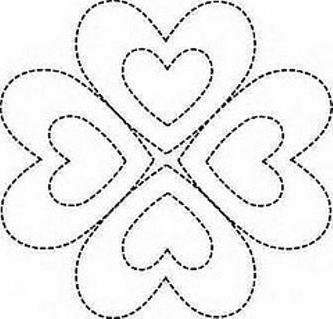 Machine Quilting Patterns, Quilting Stencils, Quilt Modernen, Quilting Templates, Applique Templates, Sashiko Embroidery, Applique Quilting, Pola Sulam, Felt Patterns