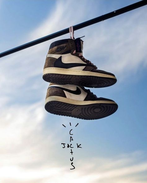 Nike Air Jordan Travis Scott, Cactus Jack Wallpaper, Jordan Shoes Wallpaper, Jordan Travis Scott, Travis Scott Shoes, Travis Scott Jordan 1, Sneakers Sketch, Nike Poster, Replica Sneakers