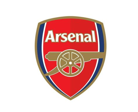 Arsenal Club Logo Symbol Premier League Football Abstract Design Vector Illustration Arsenal Logo, Arsenal Logo Png, Football Tournament Logo, English Premier League Logo, Arsenal Club, Premier League Logo, Fantasy Premier League Logo, Painting Logo, Premier League Football