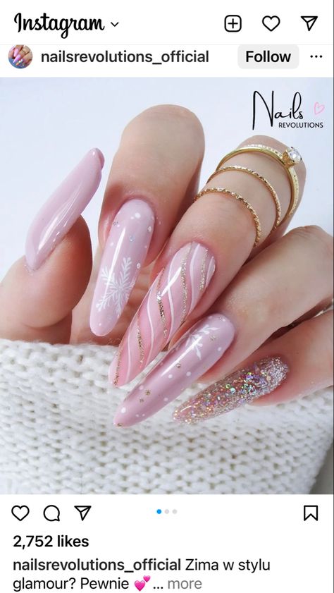 Christmas Pink Nails, Fairy Nails, Sugar Plum Fairy, Soft Winter, Christmas Pink, Sugar Plum, Holiday Nails, Nails Ideas, Pink Christmas