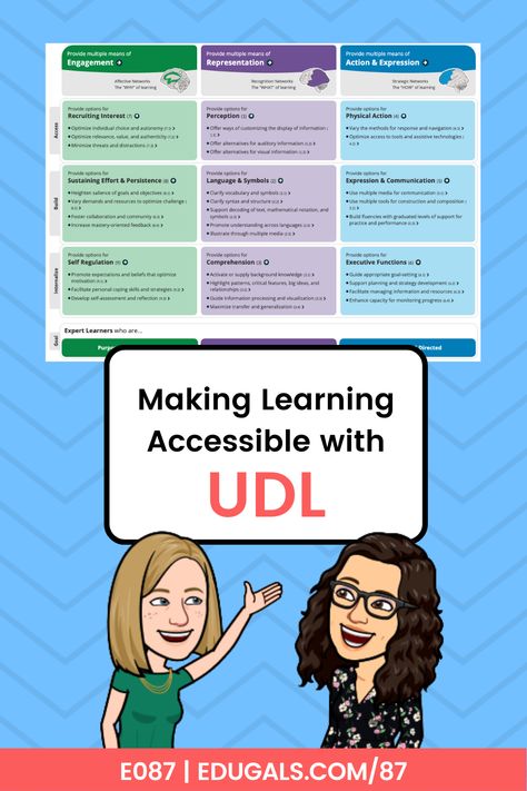 Instructional Design Principles, Universal Design For Learning Examples, Universal Design For Learning Activities, Udl Classroom Ideas, Udl Classroom, Udl Lesson Plans, Universal Design For Learning, Design Learning, Differentiated Learning