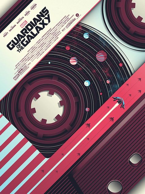 Art Deco posters and illustrations — over the decades, still inspired - The Designest Guardians Of The Galaxy, The Galaxy, Old Fashioned, Stars, Red, White, Design