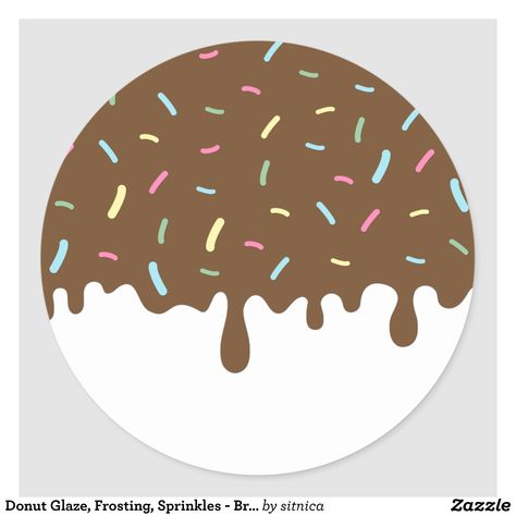 Glaze Frosting, Mickey Mouse Toys, Food Business Ideas, Donut Decorations, Chocolate Pack, Easter Illustration, Cake Logo Design, Sprinkle Donut, Cake Logo