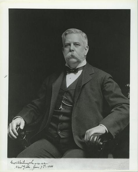 Westinghouse Portrait, 1906. George Westinghouse Museum Collection, MSS 920, Detre Library & Archives at the Heinz History Center. George Westinghouse, Ghost Images, National Portrait Gallery, Nikola Tesla, The Secret History, General Electric, Portrait Gallery, Heritage Collection, Museum Collection