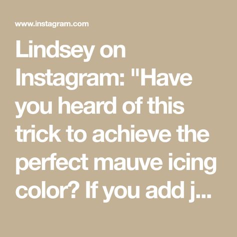 Lindsey on Instagram: "Have you heard of this trick to achieve the perfect mauve icing color? If you add just a smidgen of baking soda, it'll help bring the purple tones in the color so it actually looks mauve and not beige. The same trick can work on any color that has purple in it, like Violet, Electric Purple, Fushia, etc. See my Story Highlight for more details! #cookiedecorator #cookier #cookiedecorating #royalicing #foodcoloring #foodscience #decoratedsugarcookies #sugarcookies #cookie How To Make Purple Icing, How To Make Burgundy Royal Icing, How To Make Muted Icing Colors, How To Make Mauve Color Icing, Dusty Rose Royal Icing, Cookie Techniques, Icing Colors, Food Science, Cookie Art