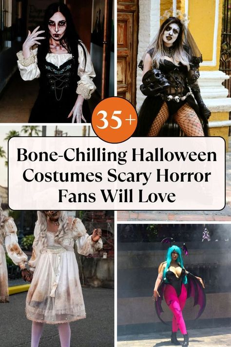 Horrow Movies, Halloween Costumes Horror, Creative Outfit Ideas, Spooky Halloween Costumes, Horror Costume, Halloween Party Outfits, Scary Halloween Costumes, Scary Costumes, Group Costumes