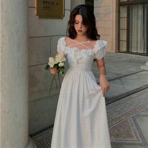 Trendy & Stylish Puff Sleeves Dresses Designs For Girls||Puff Sleeves Smock Dress Aesthetic Dress, Fairytale Dress, Grad Dresses, Vestidos Vintage, Fancy Dresses, Ball Dresses, Look Fashion, Lany, Classy Outfits