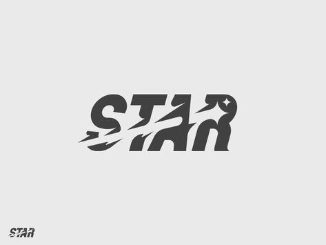 star star logo typography letter vector icon Logos With X Letter, Logos That Stand Out, Star Logo Aesthetic, Logos With Stars Design, Star Word Tattoo, Star Logos Ideas, Stargirl Font, Logo Design Word, Logo With Star Design