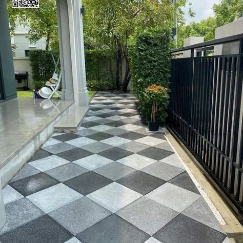 Outdoor floor design ✨️ #outdoorflooring #outdoordecor #outdoorfloordesign #homedesignsdworld #fypシ゚viralシ2024fyp Parking Tiles Design, Front Yard Design Ideas, Yard Design Ideas, Garden Home Ideas, Yard Landscape Ideas, Garden Front Yard, Sunburst Mirrors, Parking Tiles, Terrace Tiles