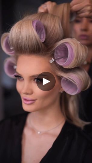 Big Hair Tutorials, Vintage Hairstyles Tutorial, Small Garden Landscape, Big Hair Dont Care, Hair Rollers, Big Party, Old Money Aesthetic, Big Hair, Vintage Hairstyles