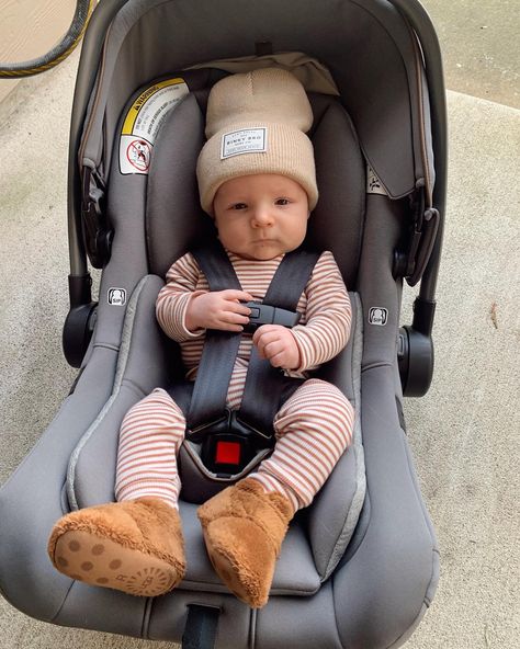 Baby Car Seat Aesthetic, Baby Boy Carhartt Outfits, Carseat Newborn, Boy Uggs, Newborn Carhartt Hat, Baby Boy Uggs, Style Uggs, Baby Boy In Carseat, Nuna Car Seat