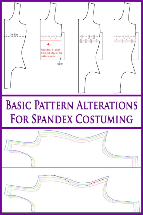 How To Make A Leotard, Dancewear Patterns, Sewing Spandex, Pattern Alterations, Dance Pattern, Ballet Stuff, Swimwear Design, Bodysuit Pattern, Gym Leotards