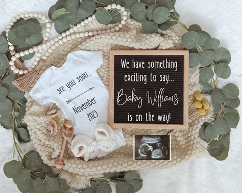 Fall Baby Announcement, Digital Baby Announcement, Pregnancy Announcement Template, Pregnancy Congratulations, Its A Girl Announcement, Digital Pregnancy Announcement, Surprise Baby, Baby Reveal, Fall Baby