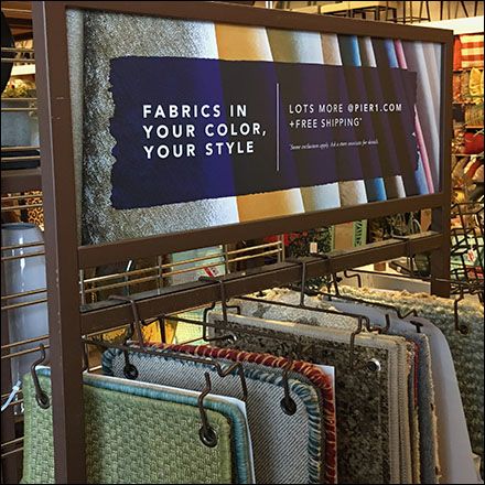 Fabric-Sample Array Floor-Stand Rack Exhibit Ideas, Retail Fixtures, Carpet Samples, Fabric Display, Store Signs, Pier 1, Fabric Swatches, Fabric Samples, Fabric Store