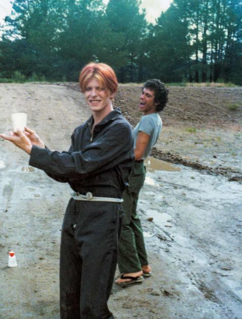 Oh, you pretty thing: behind the scenes with David Bowie – in pictures | Music | The Guardian Angela Bowie, Duncan Jones, Bobby Womack, Ziggy Stardust, I'm With The Band, Film Set, Bruce Springsteen, Manado, David Bowie