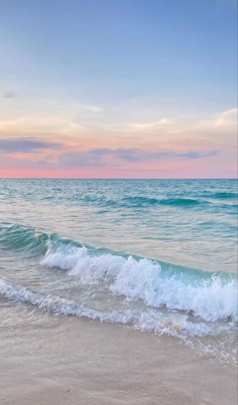 Views Of Nature, Summer Beach Wallpaper, Cute Iphone Wallpaper Tumblr, Beautiful Summer Wallpaper, Pastel Beach, Preppy Beach, Cute Summer Wallpapers, Pink Sea, Calm Waters