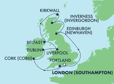 10-day Cruise to British Isles: England, Ireland & Scotland from London (Southampton), England on Norwegian Dawn London To Scotland, British Isles Cruise, Cruise Itinerary, Ireland Scotland, Cruise Europe, Cruise Holidays, Norwegian Cruise Line, Norwegian Cruise, Cruise Deals