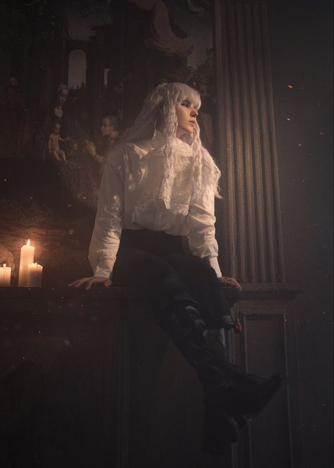 Berserk Cosplay, Griffith Cosplay, Berserk Fanart, Griffith Berserk, Angel Core, Painting Practice, Retro Photography, Pretty Princess, Dear Lord