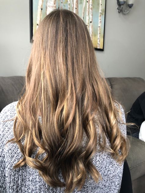 Light brown hair with a hint of blonde, creating a sun-bleached look. Subtle balayage Bleached Brown Hair, Subtle Balayage, Light Brown Hair, Brown Hair, Light Brown, Balayage, Bleach, Highlights, Blonde